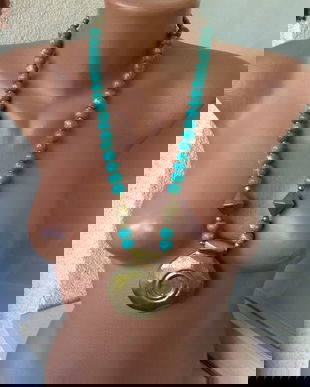 COLIER BERBER ALAMA CIOCANITA MANUAL SI PIETRE XXL