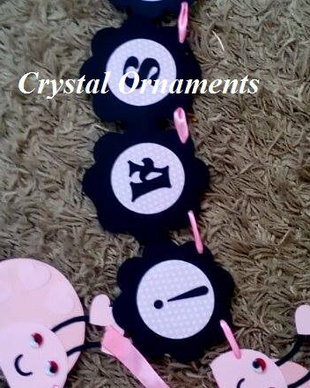 Ghirlanda / Banner decorativ handmade gargarita