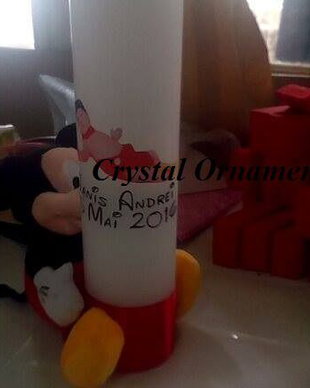Lumanare de botez handmade , personalizata