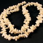 7859V - (sirag) Margele coral alb, tepi 5-13mm, 43cm