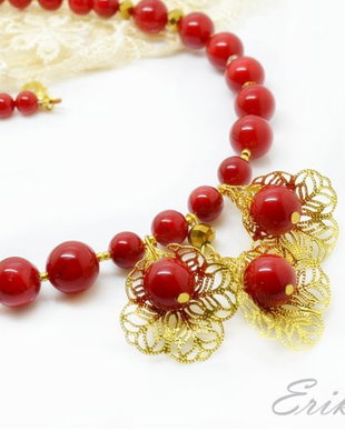 Set elegant perle seashell