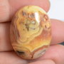 7864V - Cabochon, agata crazy lace, oval, 30x22x8mm