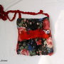 Traista impaslita cu tule inflorat - vandut