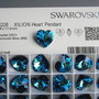 Pandantiv Swarovski - inima 18 mm - BB