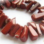 (10 bucati) Red jasper colti aprox 5-7x10-16x4-7mm