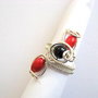 inel onix si howlite rosu 20755