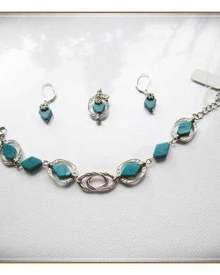 SET- TURQOISE BLEU-VERT