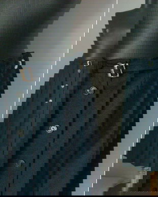 FUSTA STOFA LANA PLISATA