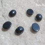 Cabochon oval din hematit aprox 4x8x10 mm