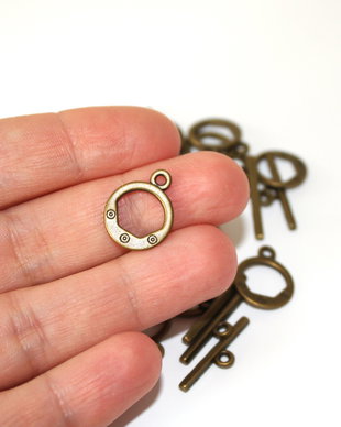 Incuietoare toggle bronz