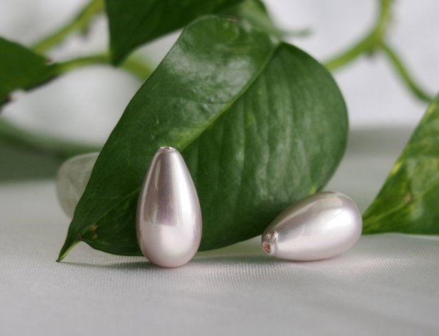 Perle seashell 18x10mm, semigaurite (1)