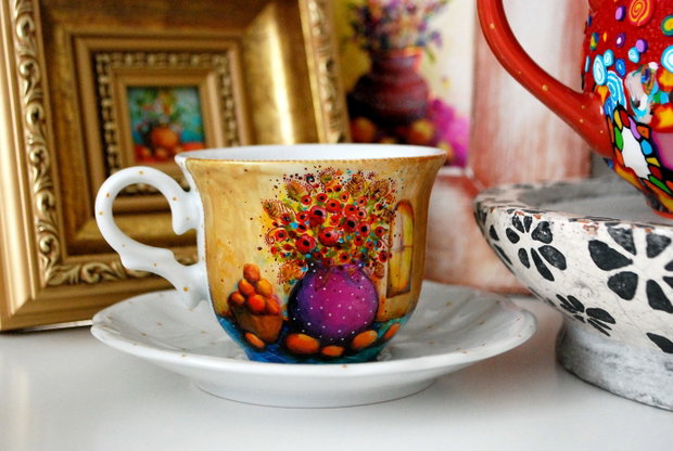 Ceasca cu Farfurioara - Nature & Colours Collection
