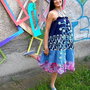 rochie vara , colorata, casual, trendy ,vaporoasa