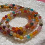 Agate multicolore fatetate aprox 4 mm