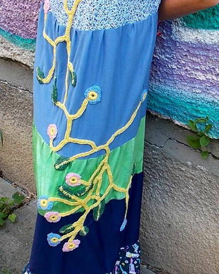 rochie  de vara boho chic  rustic