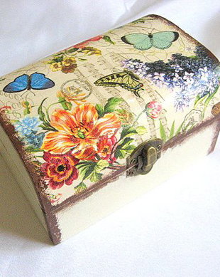 Cutie lemn decorata  - 26803