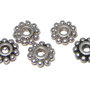 Distantier metalic, argintiu antichizat, 7x1.5 mm