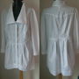 BLUZA LUNGA BUMBAC ALB