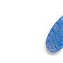 Mini pandant agata dragon veins - translucid, albastru