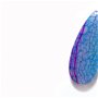 Mini pandant agata dragon veins - translucid, albastru,  magenta