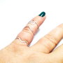 Boho Rings, argint 925, Set de 3 inele