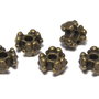Distantier metalic, bronz, 6.5x4 mm