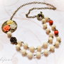 Colier vara ivory-peach