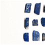 Set 12 buc Lapis Lazuli - semifinisat - cazaturi de la prelucrare - L2