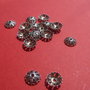 Capac argintiu antichizat aprox 10x3 mm