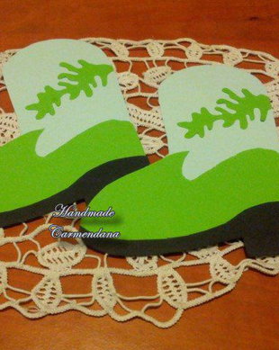 Decoratiune cizme de cowboy