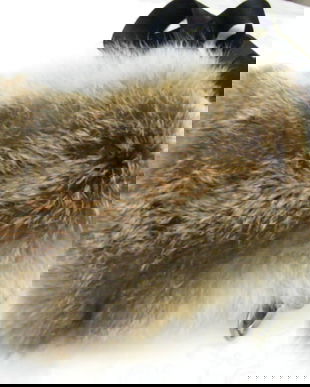 Geanta impaslita si cu blana