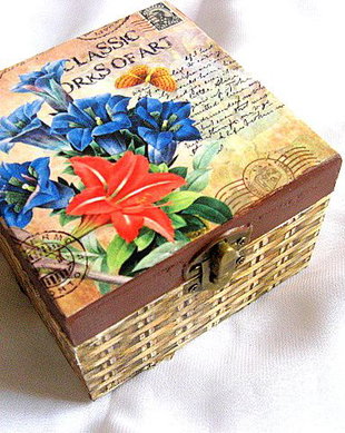 Cutie lemn decorata  - 26367