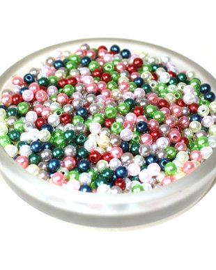100 x Perle colorate 4 mm