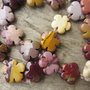 Jasper floricele, 15mm