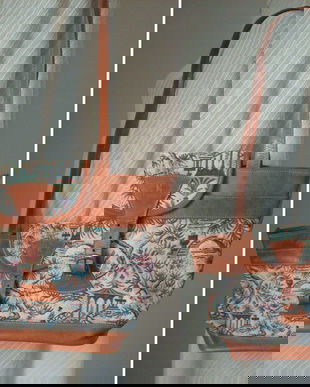 GEANTA PIELE SI TAPISERIE