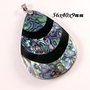 7994 - Pandantiv, scoica paua abalone, picatura