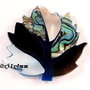 7997 - Pandantiv, sidef gri, scoica paua abalone, frunza