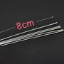 Ace cu cap, argintate lungi 80x0,8mm (10buc) (SPLAK 094)