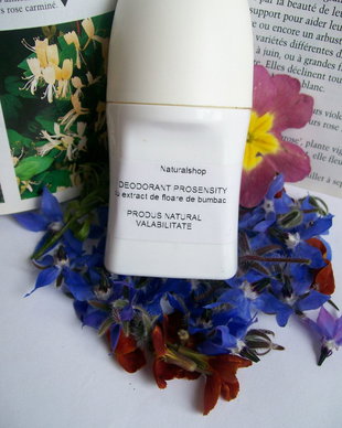 DEODORANT PROSENSITY CU ALOE SI EXTRACT DE FLOARE DE BUMBAC