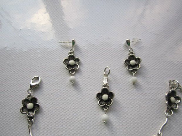SET- ACCESORII ARGINTII- 2-RETINUT