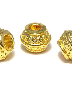 Distantier metalic, auriu, 7x9 mm