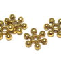 Distantier metalic, auriu antichizat, 8x2 mm
