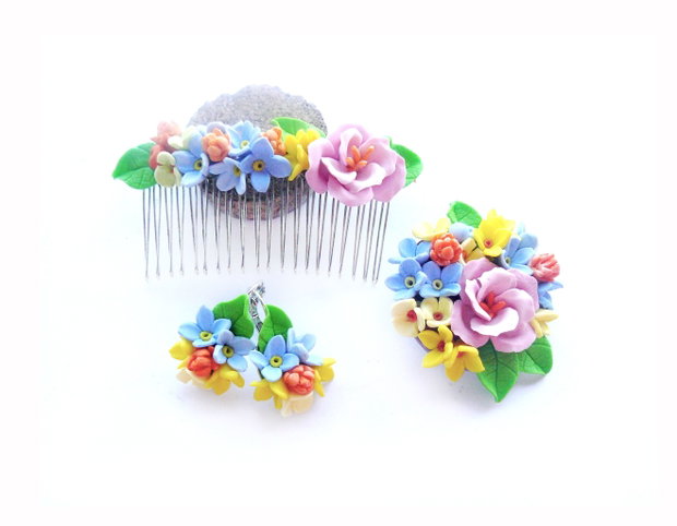 Set cu floare mare - COMANDA