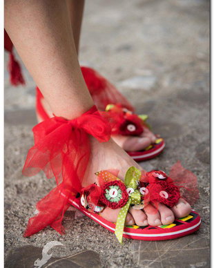 papuci de vara boho chic trendy