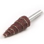 8006 - (1buc) Smirghel / panza abraziva pt slefuit, forma conica, diam.max.16mm