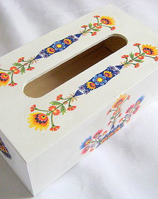 Cutie de servetele cu motiv traditional 26900