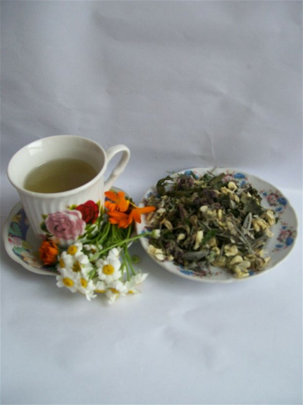 " FLORES" - RASARIT DE SOARE - ceai aromatizat din plante cu flori
