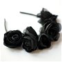 Coronita/bentita flori negre