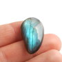 Cabochon Labradorit  flashy  - lacrima neregulata - TE001