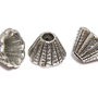 Capacel metalic, argintiu antichizat, 5x9 mm